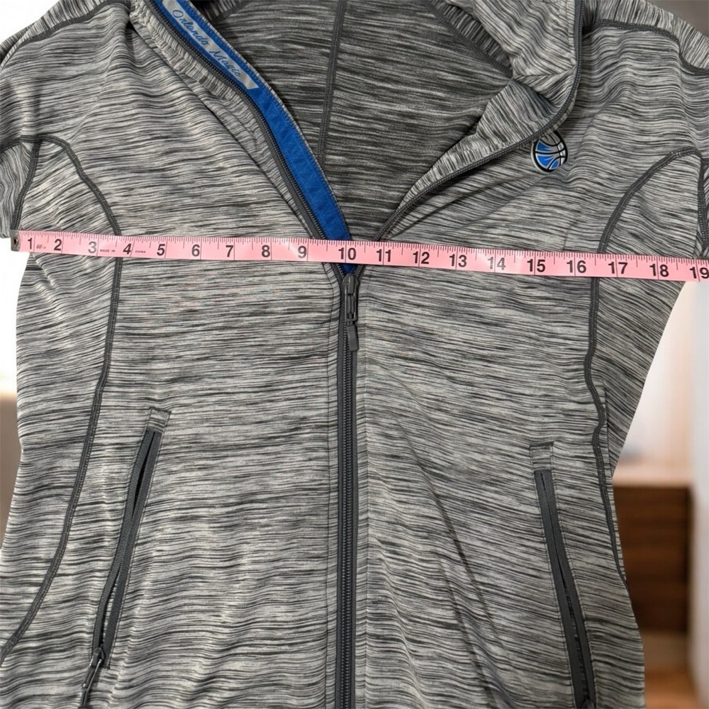 Orlando Magic Basketball Antigua Full-Zip Jacket L Grey and Blue - Picture 4 of 11